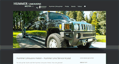 Desktop Screenshot of hummer-limousine-mieten.ch